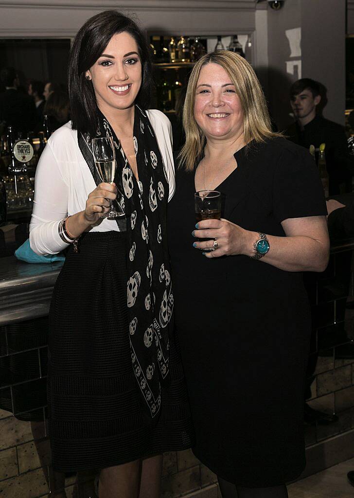 Emma Synott - Vicky Godolphin from Accenture at the Accenture Digital Media Awards 2017, held in The Clayton Hotel, Burlington Road, Dublin. February 2017 (Photo: Paul Sherwood)