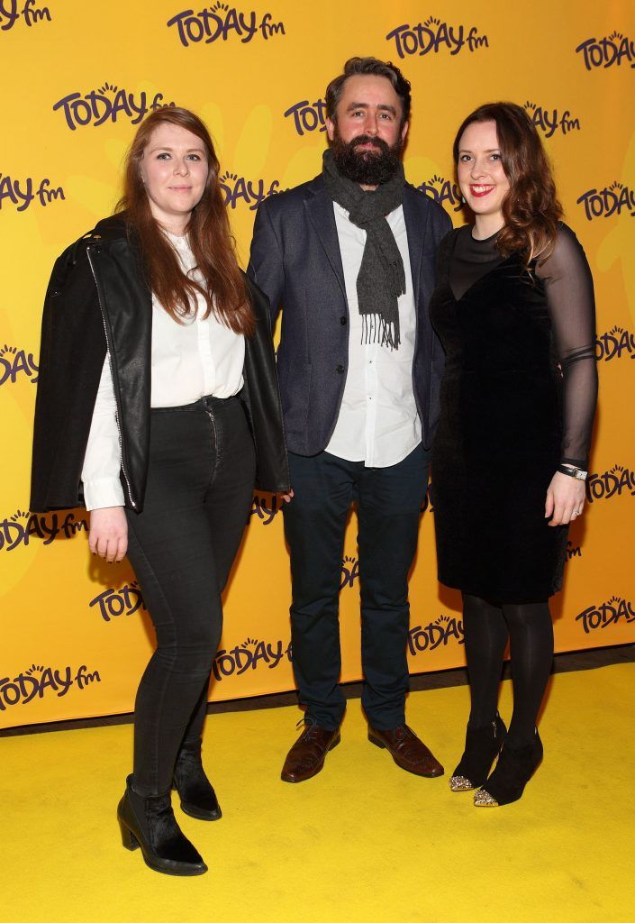 Eimear Shannon, Gavin Blake and Pamela Blake  pictured at the 'Today FM Presents' event at Lemon and Duke on Grafton Street, Dublin (Picture: Brian McEvoy)