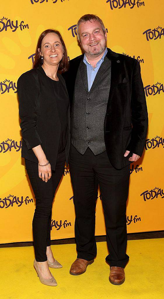 Eilish Flemming and Padraic O Neachtain  pictured at the 'Today FM Presents' event at Lemon and Duke on Grafton Street, Dublin (Picture: Brian McEvoy)