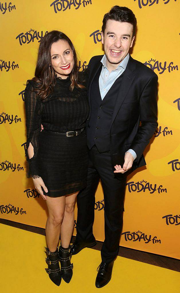 Presenters Lousie Duffy and Al Porter pictured at the 'Today FM Presents' event at Lemon and Duke on Grafton Street, Dublin (Picture: Brian McEvoy)