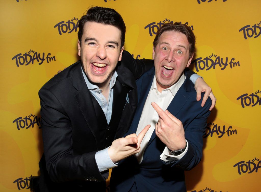 Presenters Al Porter and Ian Dempsey pictured at the 'Today FM Presents' event at Lemon and Duke on Grafton Street, Dublin (Picture: Brian McEvoy)