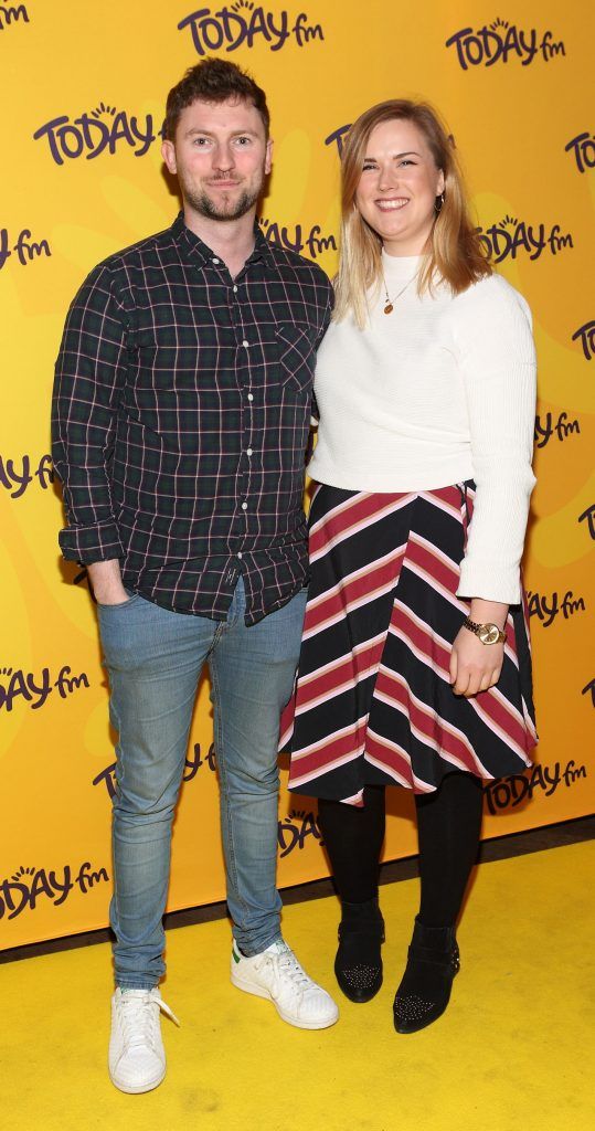 Kieran Lynch and Oia Fitzpatrick pictured at the 'Today FM Presents' event at Lemon and Duke on Grafton Street, Dublin (Picture: Brian McEvoy)