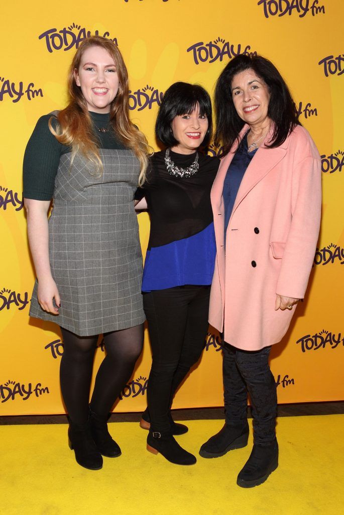 Sarah McNally Woods, Sarah Gallagher and Lynda Sutcliffe pictured at the 'Today FM Presents' event at Lemon and Duke on Grafton Street, Dublin (Picture: Brian McEvoy)