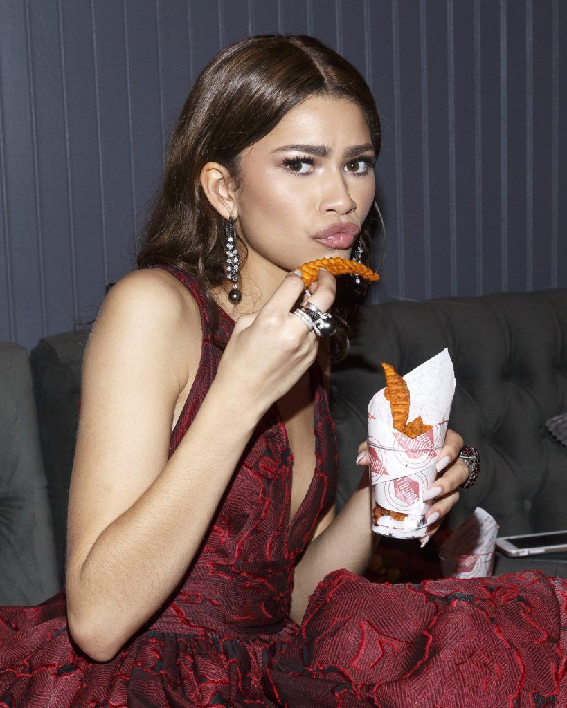 Zendaya attends The Weinstein Company and Netflix Golden Globe Party, presented with DeLeon Tequila, Laura Mercier, Lindt Chocolate, Marie Claire and Hearts On Fire at The Beverly Hilton Hotel on January 10, 2016 in Beverly Hills, California.  (Photo by Rich Polk/Getty Images for The Weinstein Company)