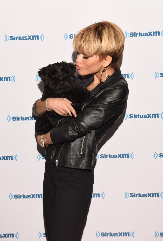 Zendaya attends SiriusXM Hits 1's The Morning Mash Up Broadcast From The SiriusXM Studios In Los Angeles at SiriusXM Studios on February 15, 2016 in Los Angeles, California.  (Photo by Vivien Killilea/Getty Images for SiriusXM)