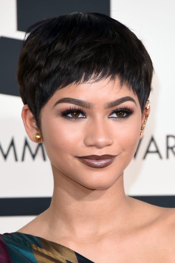 Zendaya attends The 57th Annual GRAMMY Awards at the STAPLES Center on February 8, 2015 in Los Angeles, California.  (Photo by Jason Merritt/Getty Images)