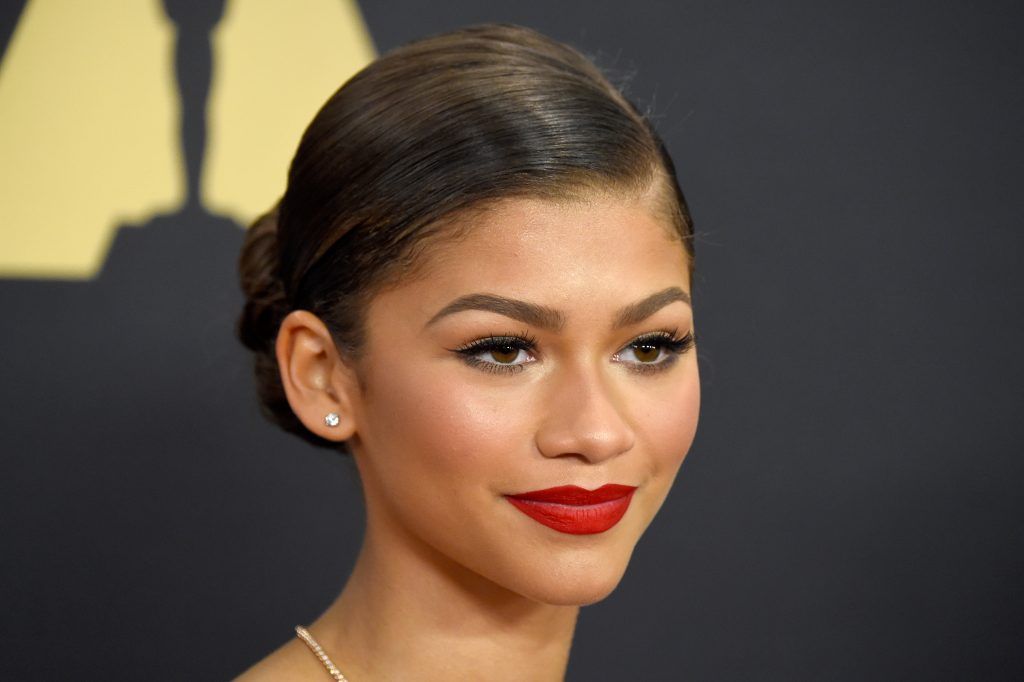 Zendaya attends the Academy Of Motion Picture Arts And Sciences' 2014 Governors Awards at The Ray Dolby Ballroom at Hollywood & Highland Center on November 8, 2014 in Hollywood, California.  (Photo by Frazer Harrison/Getty Images)