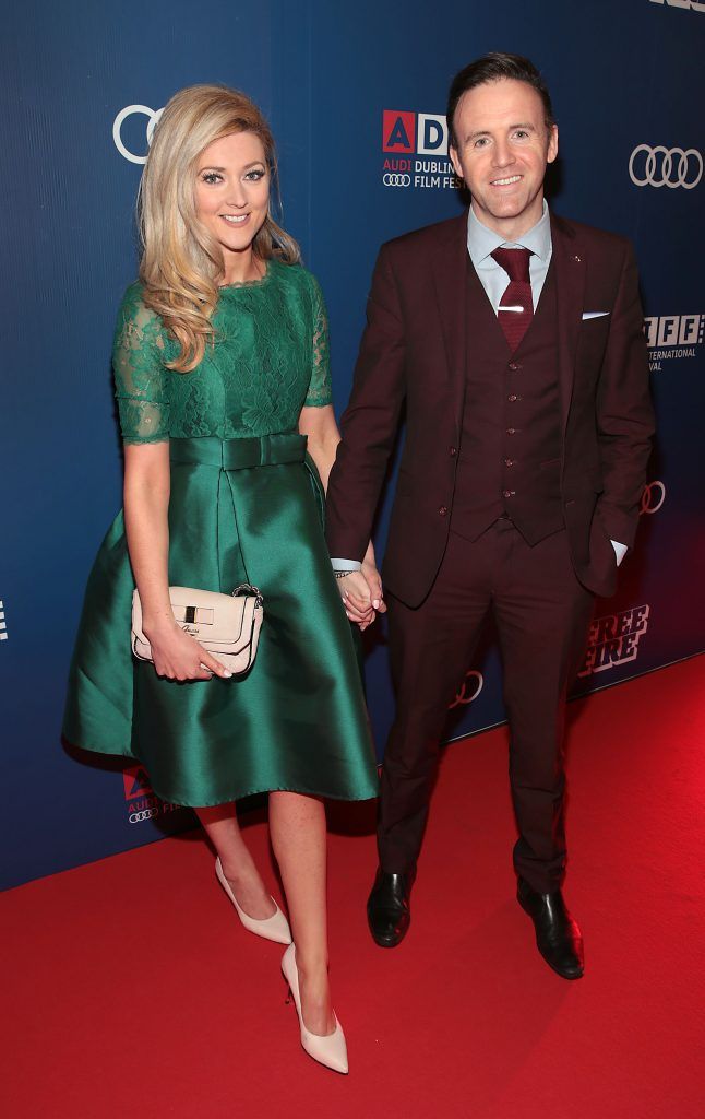 Jenny Dixon and Tom Neville at the Audi Gala screening of Free Fire at the Audi Dublin International Film Festival at the Savoy Cinema, Dublin. Pictures: Brian McEvoy