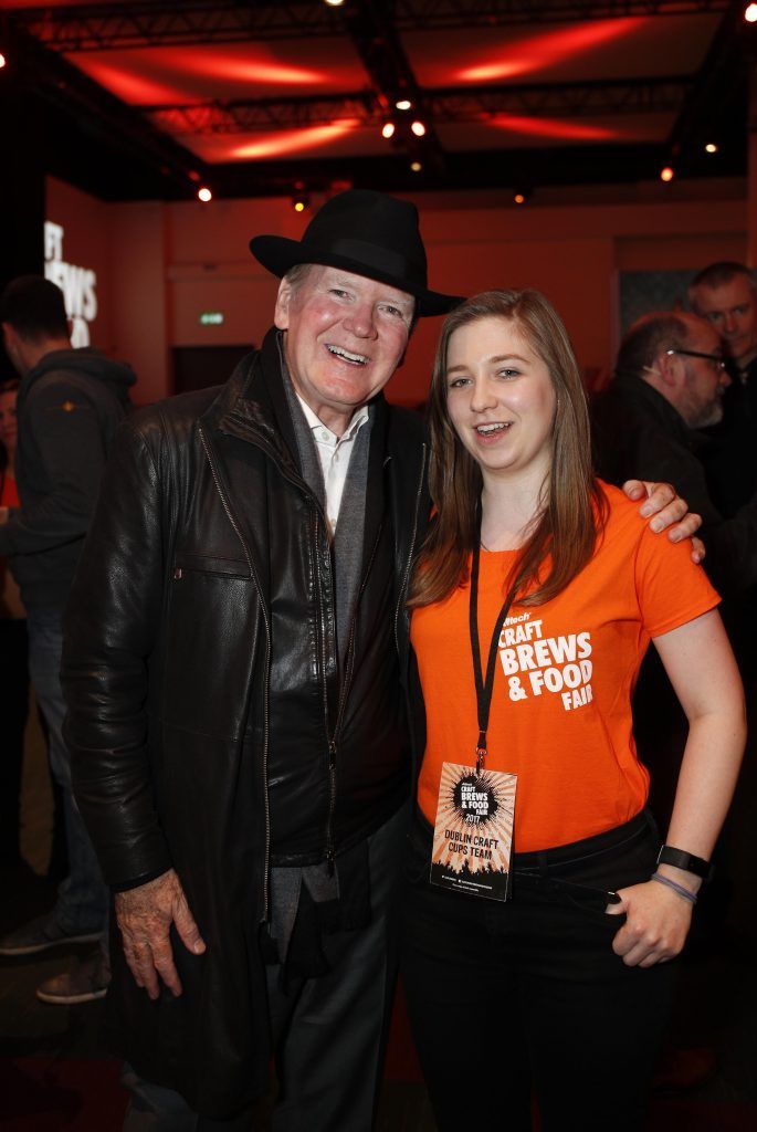 Dr. Pearse Lyons president and founder of Alltech and Grainne Madden at the Alltech Craft Brews & Food Fair, Ireland's largest craft brews festival, at the Convention Centre Dublin. The event runs from Thursday 23rd – Saturday 25th February. Picture Conor McCabe Photography.