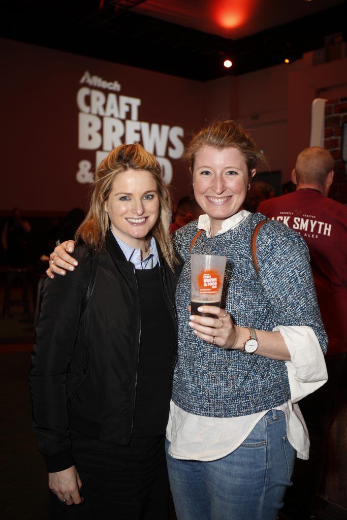 Sarah and Emma Smithwick at the Alltech Craft Brews & Food Fair, Ireland's largest craft brews festival, at the Convention Centre Dublin. The event runs from Thursday 23rd – Saturday 25th February. Picture Conor McCabe Photography.