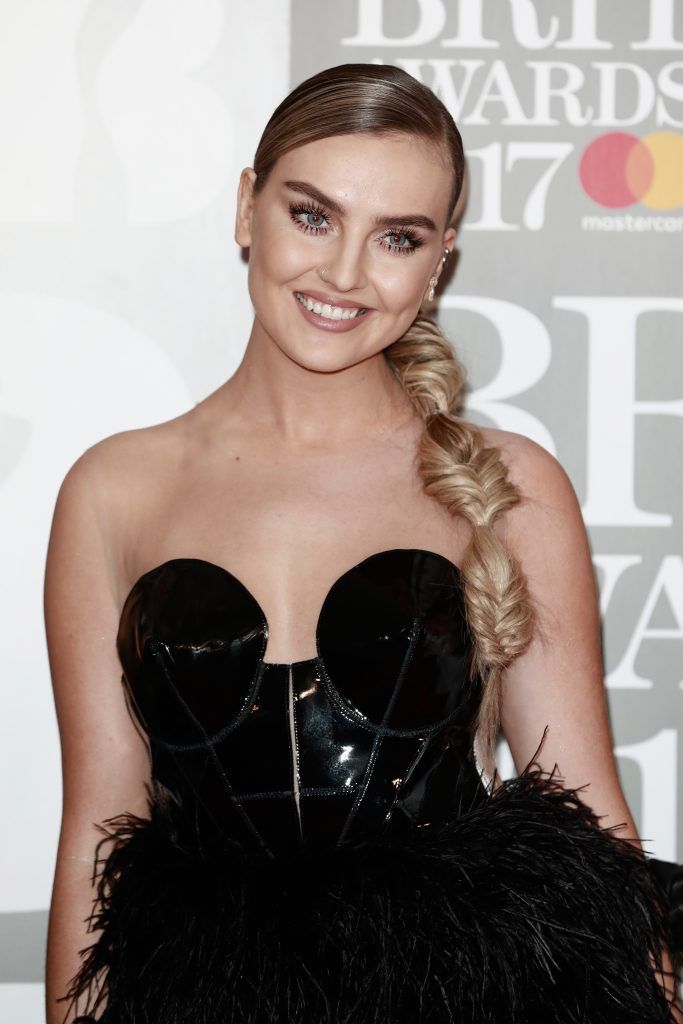 Perrie Edwards attends The BRIT Awards 2017 at The O2 Arena on February 22, 2017 in London, England.  (Photo by John Phillips/Getty Images)