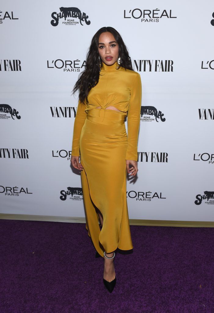 Actor Cleopatra Coleman attends Vanity Fair and L'Oreal Paris Toast to Young Hollywood hosted by Dakota Johnson and Krista Smith at Delilah on February 21, 2017 in West Hollywood, California.  (Photo by Emma McIntyre/Getty Images for Vanity Fair)