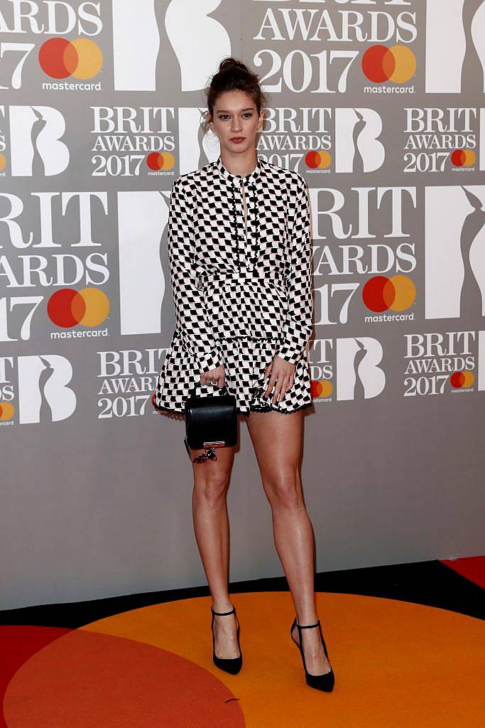 Renee Stewart attends The BRIT Awards 2017 at The O2 Arena on February 22, 2017 in London, England.  (Photo by John Phillips/Getty Images)