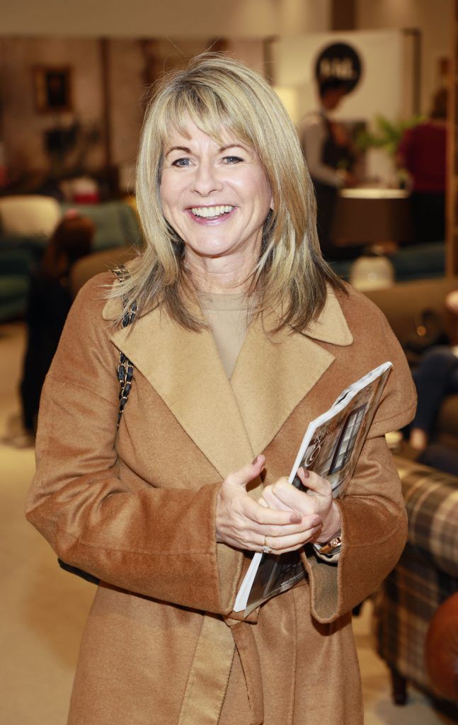 Mairead Kyne at the DFS Design Evening in the DFS Carrickmines store, where they received designs tips from interiors expert Roisin Lafferty and her KLD team. Photo Kieran Harnett