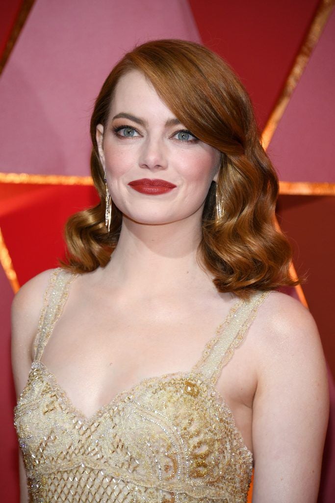 HOLLYWOOD, CA - FEBRUARY 26:  Actor Emma Stone attends the 89th Annual Academy Awards at Hollywood & Highland Center on February 26, 2017 in Hollywood, California.  (Photo by Kevork Djansezian/Getty Images)