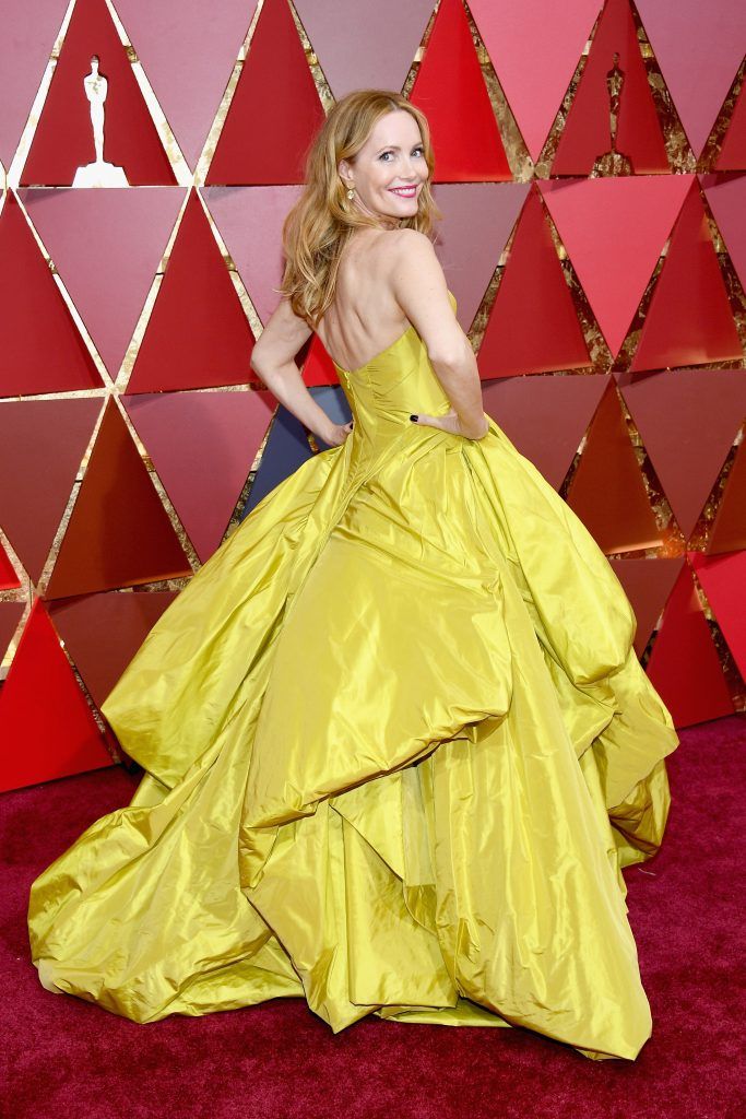 HOLLYWOOD, CA - FEBRUARY 26:  Actor Leslie Mann attends the 89th Annual Academy Awards at Hollywood & Highland Center on February 26, 2017 in Hollywood, California.  (Photo by Kevork Djansezian/Getty Images)