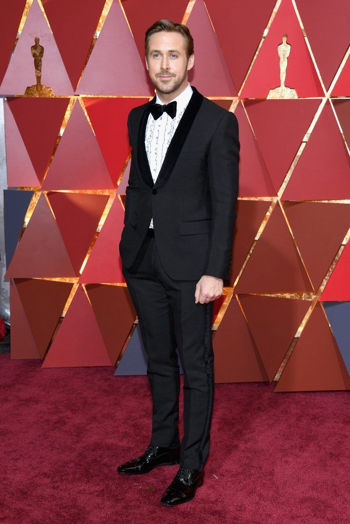 HOLLYWOOD, CA - FEBRUARY 26:  Actor Ryan Gosling attends the 89th Annual Academy Awards at Hollywood & Highland Center on February 26, 2017 in Hollywood, California.  (Photo by Kevork Djansezian/Getty Images)