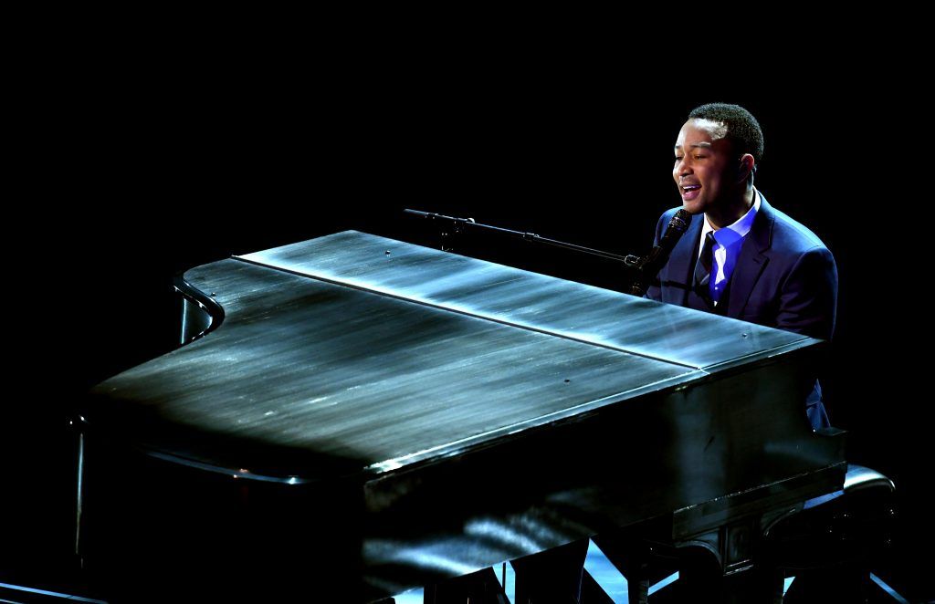 HOLLYWOOD, CA - FEBRUARY 26:  Musician John Legend performs onstage during the 89th Annual Academy Awards at Hollywood & Highland Center on February 26, 2017 in Hollywood, California.  (Photo by Kevin Winter/Getty Images)