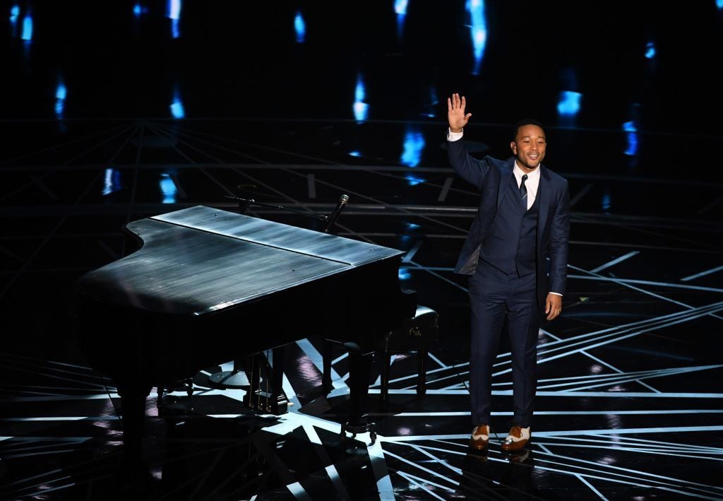 HOLLYWOOD, CA - FEBRUARY 26:  Musician John Legend performs onstage during the 89th Annual Academy Awards at Hollywood & Highland Center on February 26, 2017 in Hollywood, California.  (Photo by Kevin Winter/Getty Images)