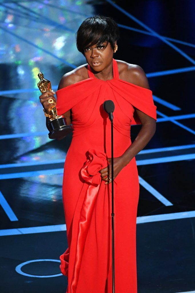 HOLLYWOOD, CA - FEBRUARY 26:  Actor Viola Davis accepts Best Supporting Actress for 'Fences' onstage during the 89th Annual Academy Awards at Hollywood & Highland Center on February 26, 2017 in Hollywood, California.  (Photo by Kevin Winter/Getty Images)