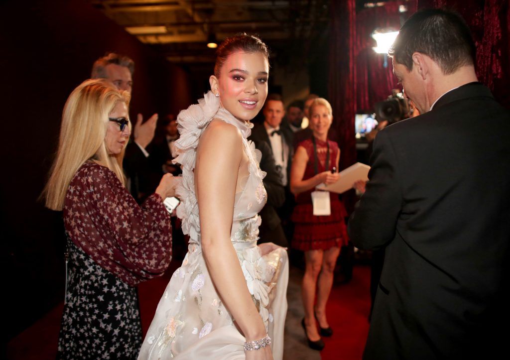 HOLLYWOOD, CA - FEBRUARY 26:  Actor Hailee Steinfeld poses backstage during the 89th Annual Academy Awards at Hollywood & Highland Center on February 26, 2017 in Hollywood, California.  (Photo by Christopher Polk/Getty Images)