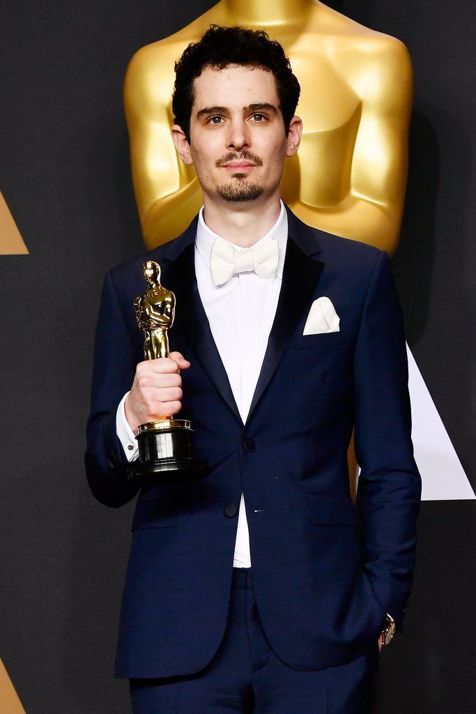 HOLLYWOOD, CA - FEBRUARY 26:  Director Damien Chazelle, winner of Best Director for 'La La Land'   poses in the press room during the 89th Annual Academy Awards at Hollywood & Highland Center on February 26, 2017 in Hollywood, California.  (Photo by Frazer Harrison/Getty Images)
