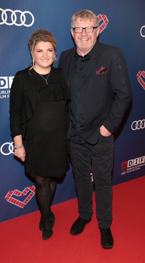 Rebecca O Flanagan and Robert Walpole at the Audi Dublin International Film Festival closing night gala screening of Handsome Devil at The Savoy Cinema in Dublin (Picture: Brian McEvoy).