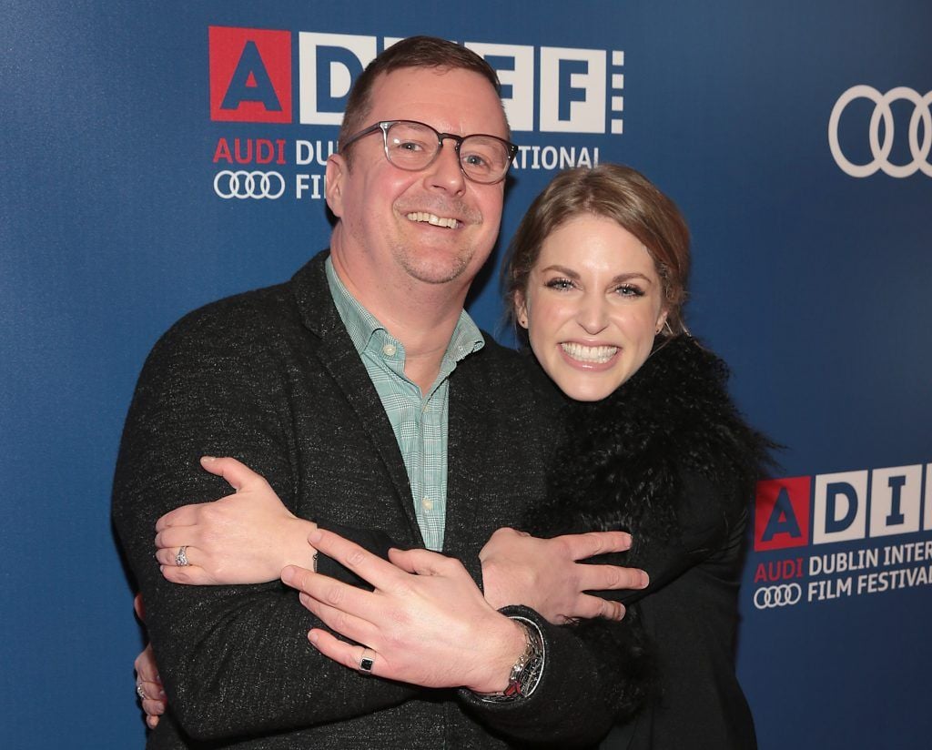 Director John Butler and Amy Huberman at the Audi Dublin International Film Festival closing night gala screening of Handsome Devil at The Savoy Cinema in Dublin (Picture: Brian McEvoy).
