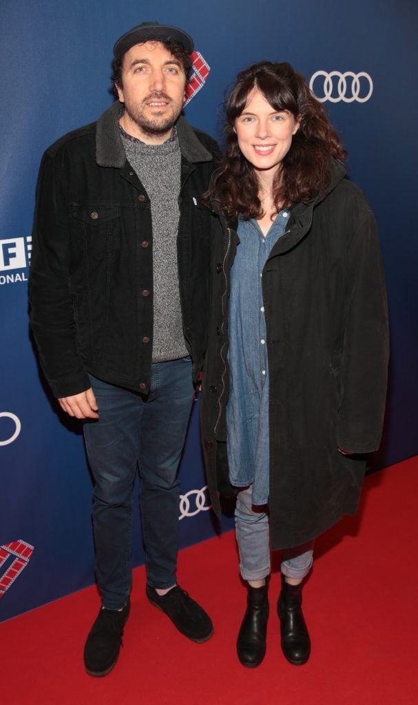 David Kitt and Margie Lewis at the Audi Dublin International Film Festival closing night gala screening of Handsome Devil at The Savoy Cinema in Dublin (Picture: Brian McEvoy).