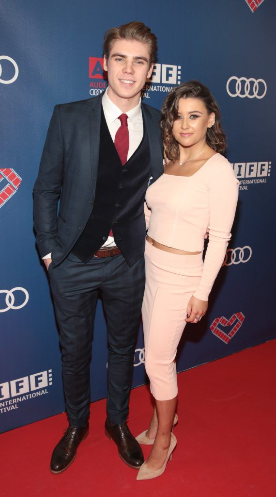 Jay Duffy and Alexandra McKay at the Audi Dublin International Film Festival closing night gala screening of Handsome Devil at The Savoy Cinema in Dublin (Picture: Brian McEvoy).