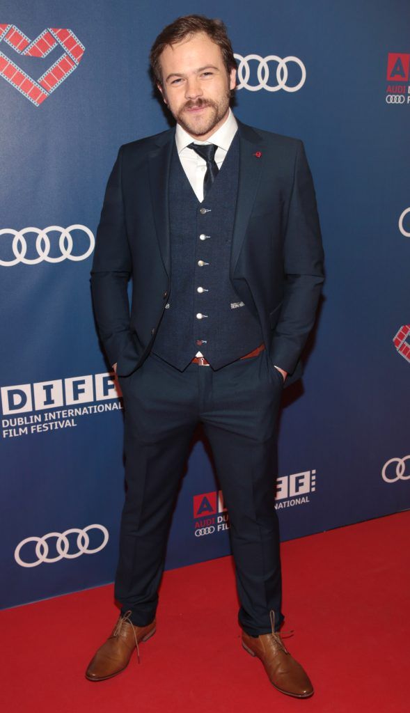 Moe Dunford at the Audi Dublin International Film Festival closing night gala screening of Handsome Devil at The Savoy Cinema in Dublin (Picture: Brian McEvoy).