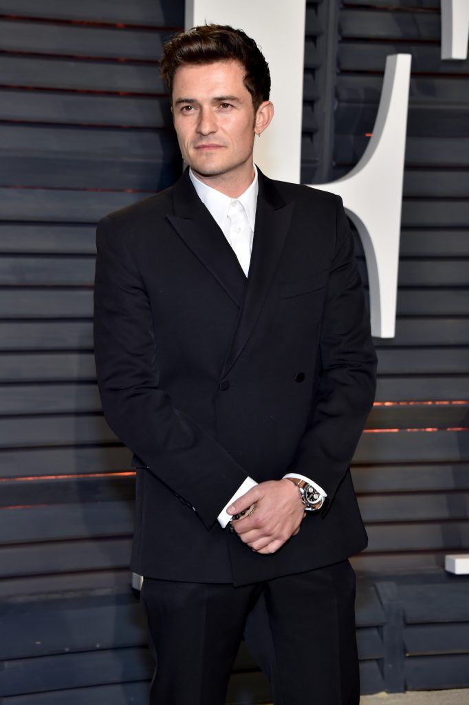 BEVERLY HILLS, CA - FEBRUARY 26:  Actor Orlando Bloom attends the 2017 Vanity Fair Oscar Party hosted by Graydon Carter at Wallis Annenberg Center for the Performing Arts on February 26, 2017 in Beverly Hills, California.  (Photo by Pascal Le Segretain/Getty Images)