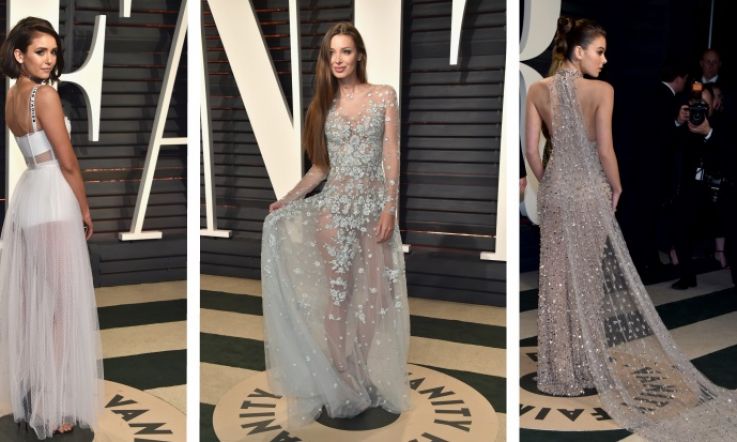 Sheer was everywhere on Oscars night and we've picked our favourites