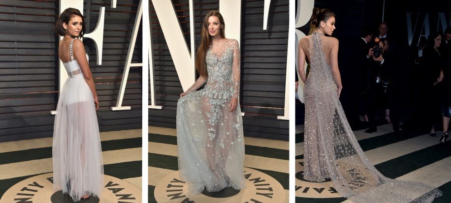 Sheer was everywhere on Oscars night and we've picked our favourites