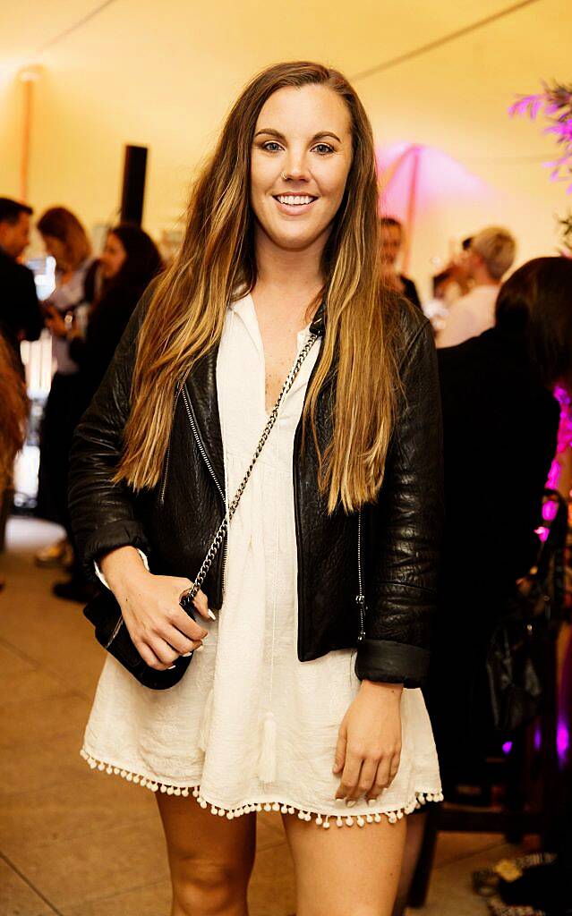 Sarah Hanrahan pictured at SuperValu's Secret Garden wine event in the GPO courtyard, 29th June 2017. Guests got to enjoy some of the new and exclusive wines from SuperValu's Specially Sourced wine range. Picture by Andres Poveda