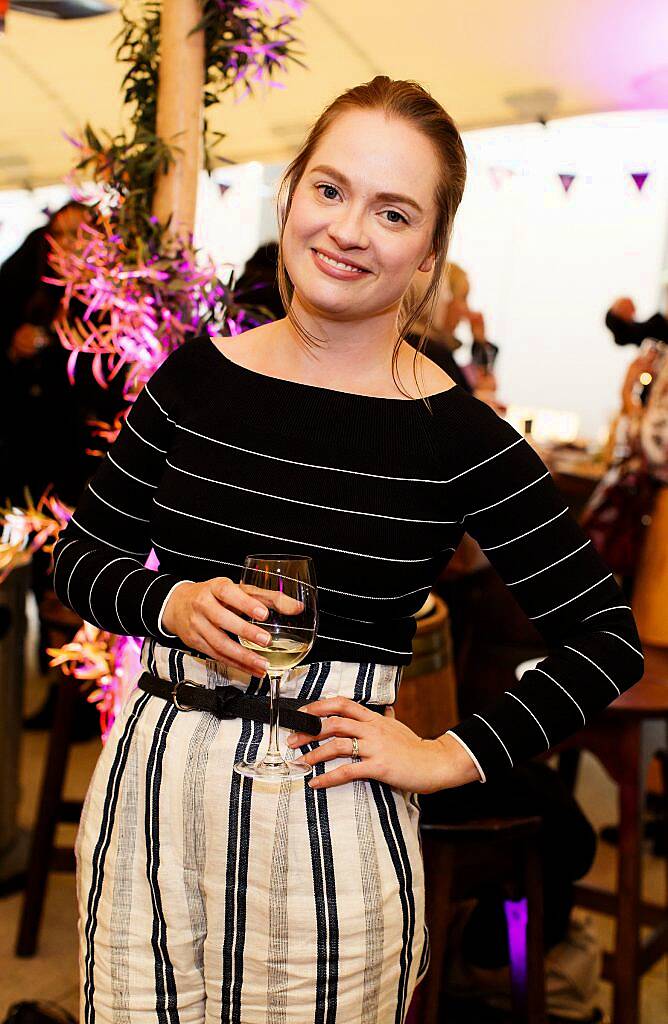 Aoife Murray pictured at SuperValu's Secret Garden wine event in the GPO courtyard, 29th June 2017. Guests got to enjoy some of the new and exclusive wines from SuperValu's Specially Sourced wine range. Picture by Andres Poveda