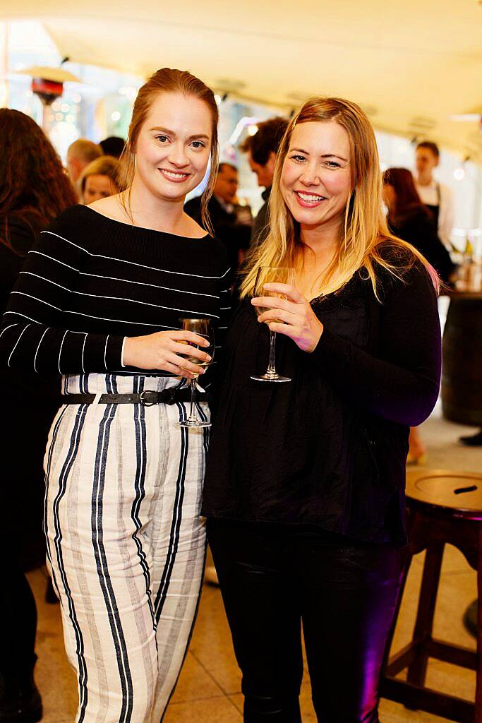 Aoife Murray and Trina Jensen pictured at SuperValu's Secret Garden wine event in the GPO courtyard, 29th June 2017. Guests got to enjoy some of the new and exclusive wines from SuperValu's Specially Sourced wine range. Picture by Andres Poveda