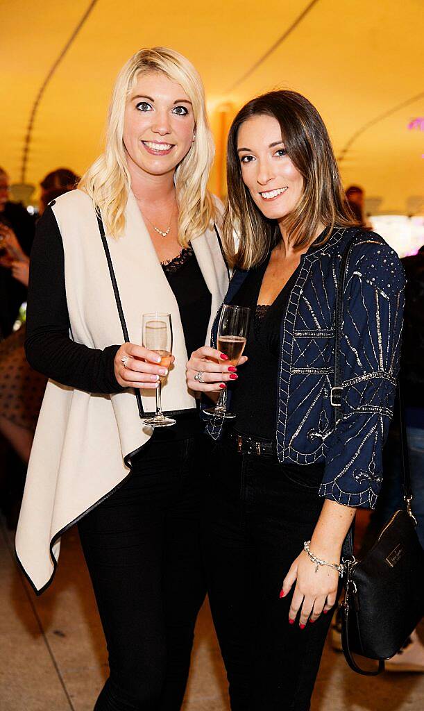 Marian Lehane and Sara Hickey pictured at SuperValu's Secret Garden wine event in the GPO courtyard, 29th June 2017. Guests got to enjoy some of the new and exclusive wines from SuperValu's Specially Sourced wine range. Picture by Andres Poveda