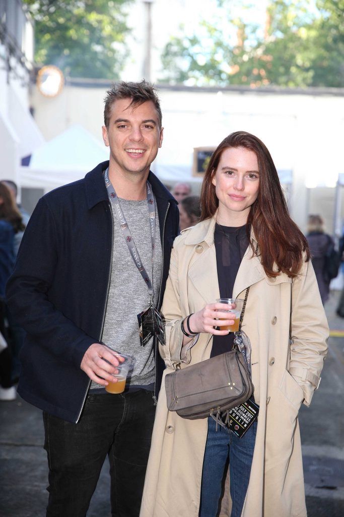 Thomas Ahad and Niamh O Toole pictured at Guinness X Meatopia at The Open Gate Brewery, St. James' Gate, Dublin. Photograph: Leon Farrell / Photocall Ireland