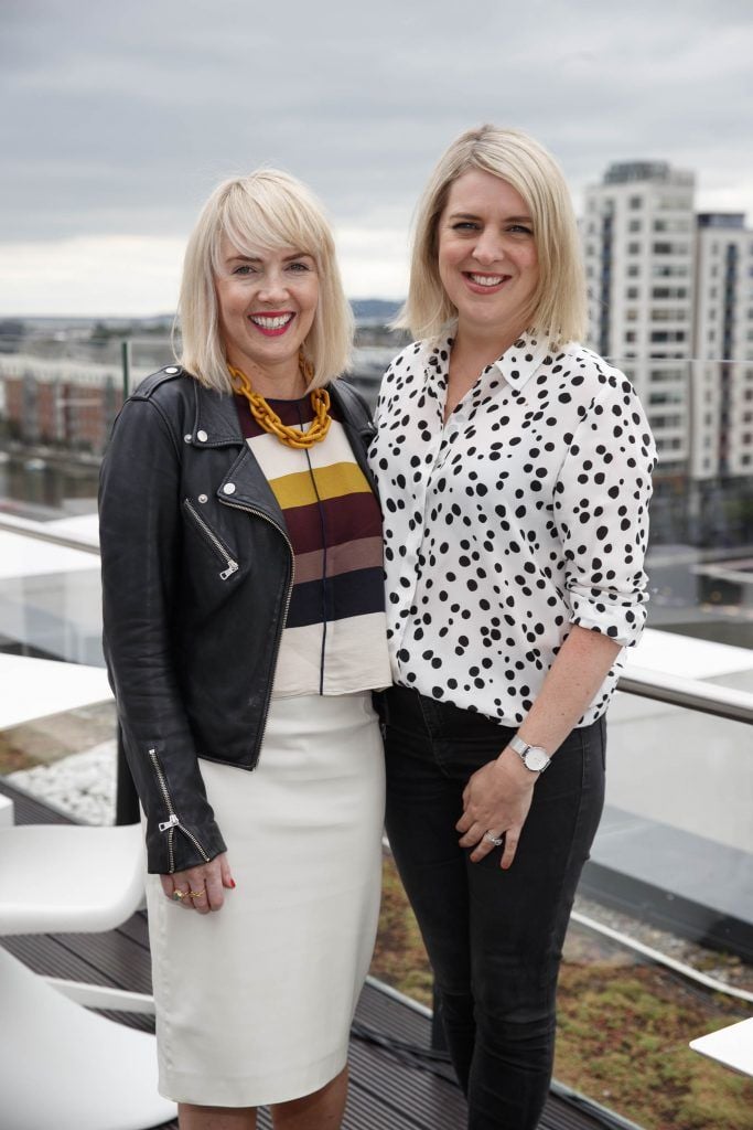 Meabh Barry and Jennifer Stevens pictured at the launch of the Galway Races Summer Festival where the judges for the g Hotel Best Dressed Lady and the g Hotel Best Hat were revealed. The event will take place on August 3rd #gHotelBestDressed. Picture by Andres Poveda