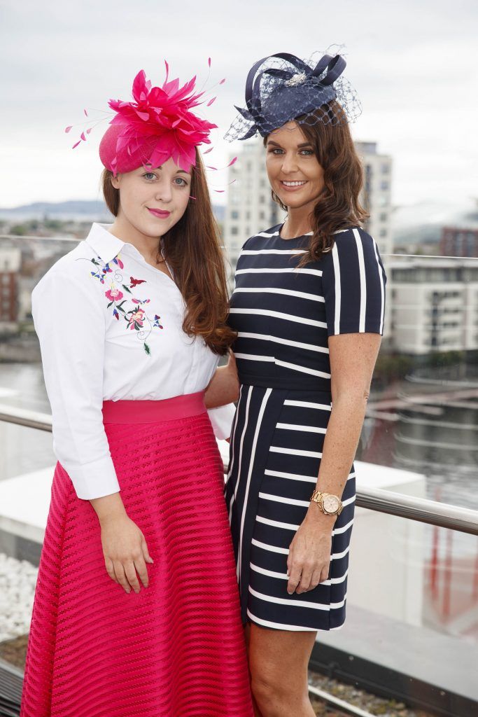 Frieda Lawless and Jane Swarbrigg pictured at the launch of the Galway Races Summer Festival where the judges for the g Hotel Best Dressed Lady and the g Hotel Best Hat were revealed. The event will take place on August 3rd #gHotelBestDressed. Picture by Andres Poveda