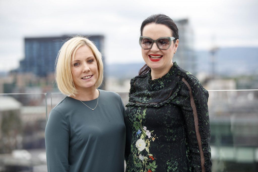 Aislinn O'Driscoll  and Triona McCarthy pictured at the launch of the Galway Races Summer Festival where the judges for the g Hotel Best Dressed Lady and the g Hotel Best Hat were revealed. The event will take place on August 3rd #gHotelBestDressed. Picture by Andres Poveda