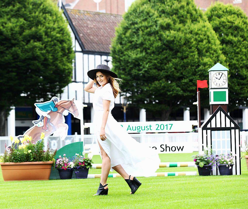 Top Irish Stylist, Courtney Smith (pictured), is announced as a judge for the Dundrum Town Centre Ladies Day at the Dublin Horse Show in the RDS 10th August. Photograph: Leon Farrell / Photocall.