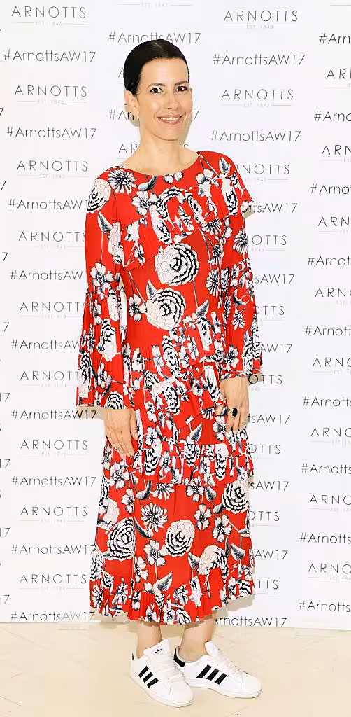 Annemarie O'Connor at the Arnotts Autumn Winter 2017 Womenswear Collection Preview. Photo by Kieran Harnett