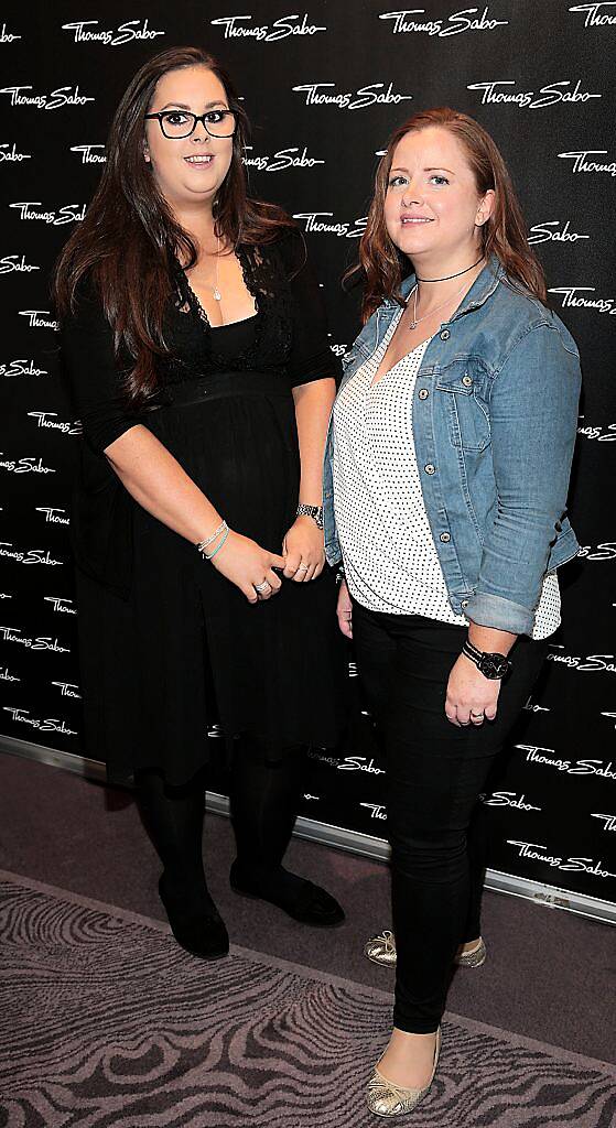 Kate Cronin and Suzanne Solomon pictured at the Thomas Sabo Autumn Winter 2017 Collection Presentation at The Westbury Hotel, Dublin. Picture by Brian McEvoy