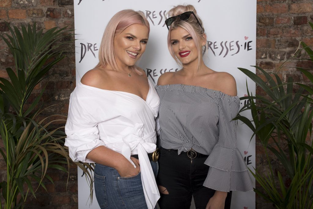 Emma Kehoe and Ashley Kehoe pictured at the Dresses.ie Summer Party in the Tara Buildings where they showcased their upcoming summer collections (5th July 2017). Photo: Shane O'Connor
