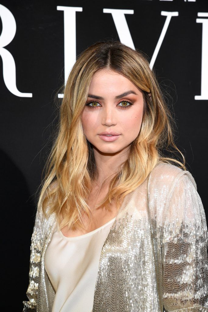 Ana de Armas attends the Giorgio Armani Prive Haute Couture Fall/Winter 2017-2018 show as part of Haute Couture Paris Fashion Week on July 4, 2017 in Paris, France.  (Photo by Pascal Le Segretain/Getty Images)