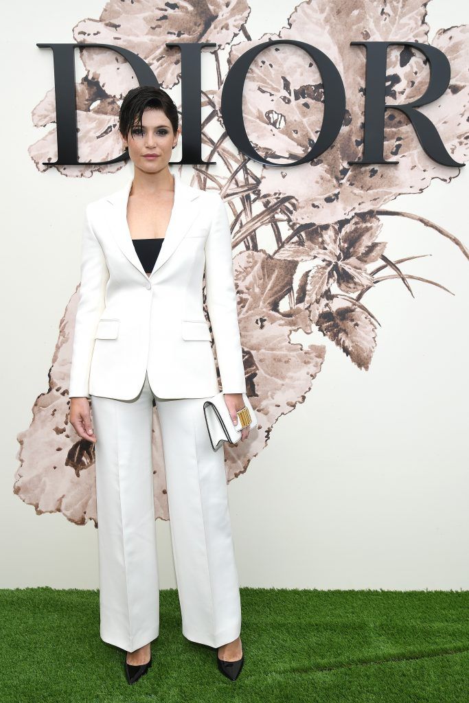 Gemma Arterton attends the Christian Dior Haute Couture Fall/Winter 2017-2018 show as part of Haute Couture Paris Fashion Week on July 3, 2017 in Paris, France.  (Photo by Pascal Le Segretain/Getty Images for Christian Dior)