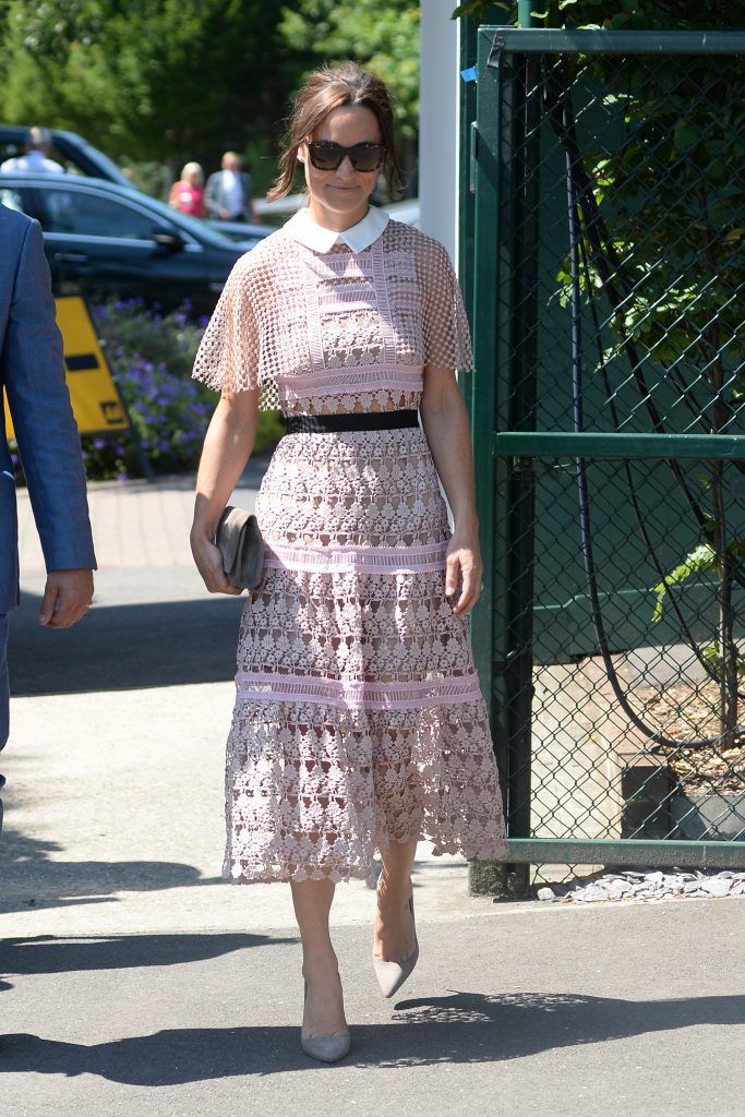 Pippa Middleton at the 2017 Wimbledon Championships - Day 3 on 05 Jul 2017. (Photo by Tony Oudot/WENN)