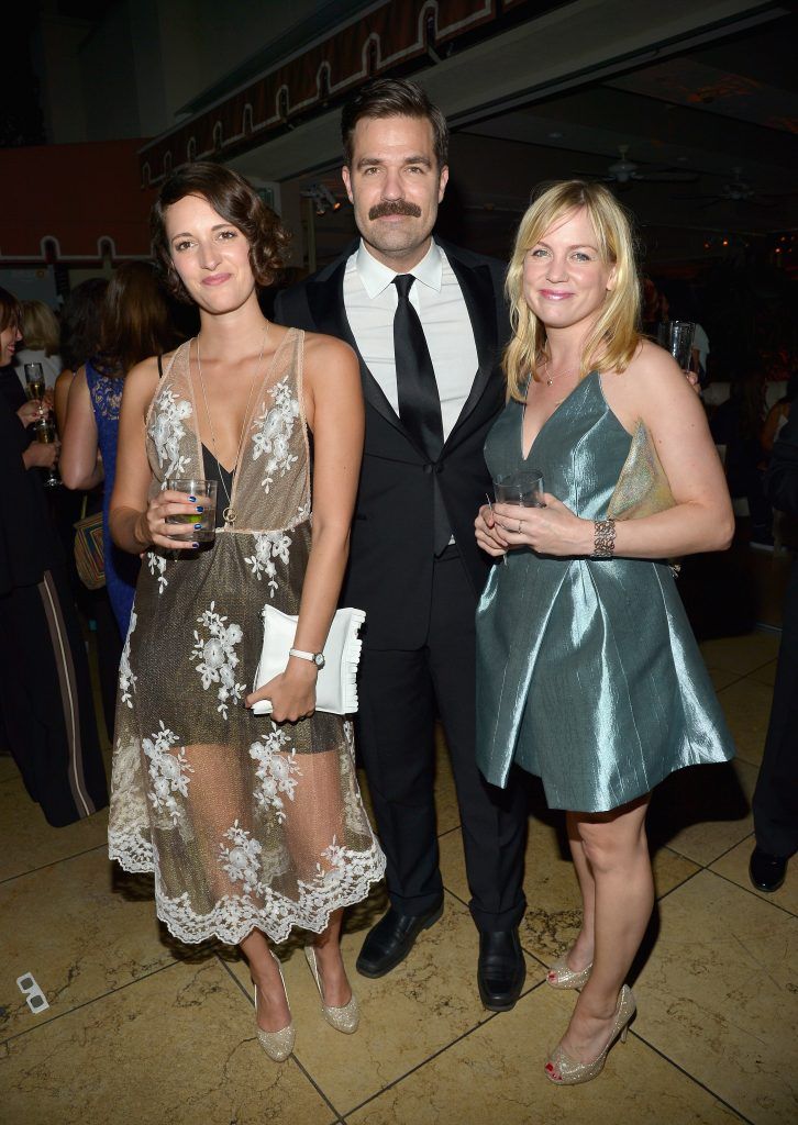 Phoebe Waller-Bridge, comedian Rob Delaney and guest attend Amazon's Emmy Celebration at Sunset Tower Hotel West Hollywood on September 18, 2016 in West Hollywood, California.  (Photo by Charley Gallay/Getty Images for Amazon Studios)